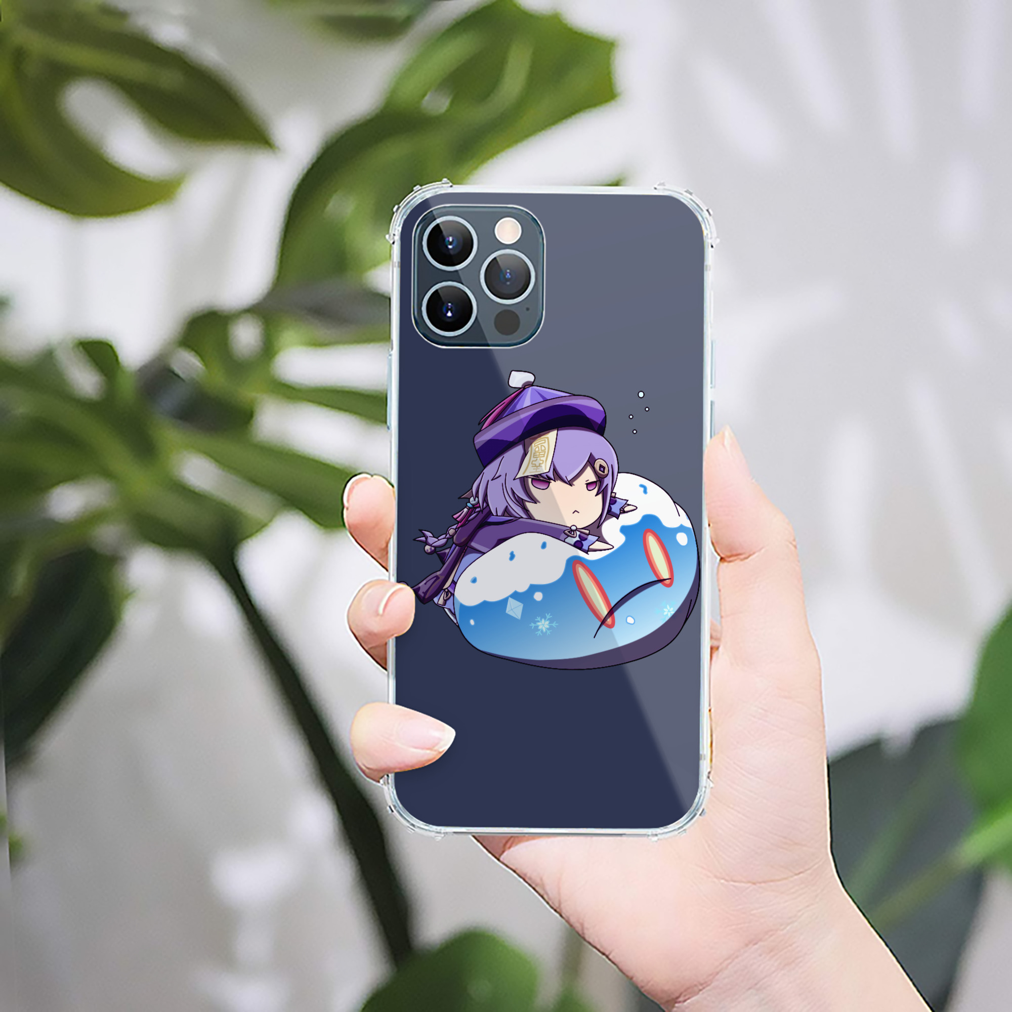 げんし神 七七 なな  genshin Nana 【iPhone 12シリーズ対応】透明スマホケース（クリアソフトケース）